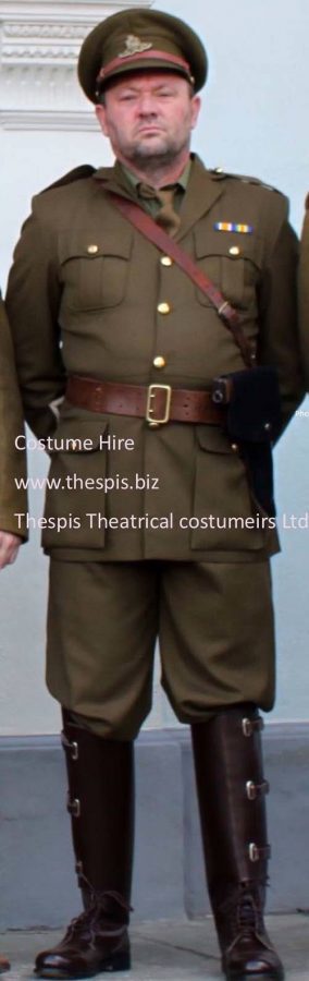 British Military WW1.   Uniform hire by Thespis Costumiers
